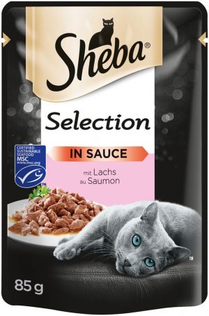 Sheba Selection Lachs Sauce 85gP