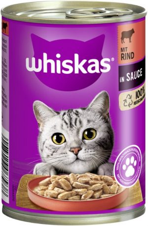 Whiskas Sauce Rind+Leber 400gD