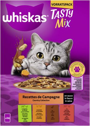 Whiskas MP. Tasty Mix CountryCol Sauce 24x85gP
