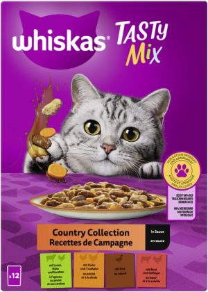 Whiskas M.P Tasty Mix CountryCol Sauce 12x85gP