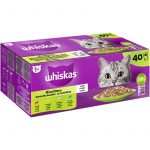 Whiskas  M.P. 1+ Gem. Auswahl in Gelee 40x85gP