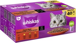 Whiskas 1+ Kla. Auswahl Sauce 40x85gP