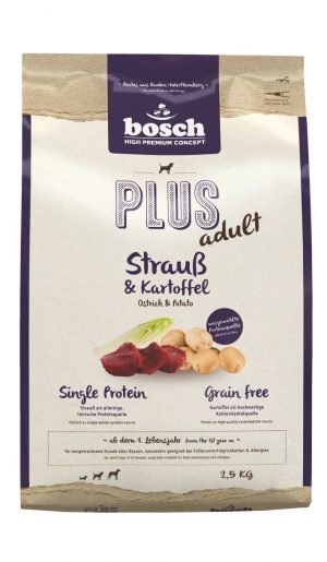 Bosch Dog Plus Strauß+Kartof.2,5kg