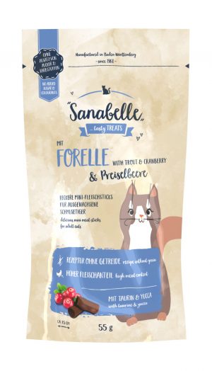Sanabelle Cat Snack Forelle+Preis. 55g