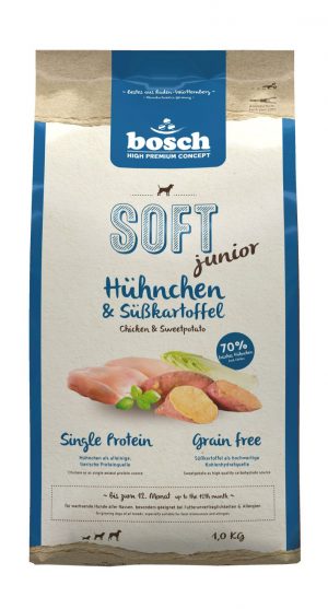 Bosch Dog Soft Jun Hühn+Süßk. 1kg
