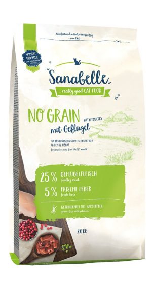 Sanabelle Cat No Grain Geflügel 2kg