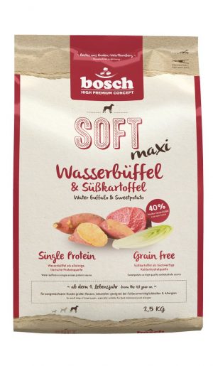 Bosch Dog Soft M Wasserbüffel +Süßk 2,5kg