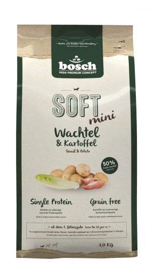 Bosch Dog Soft Mini Wachtel+Kart 1kg