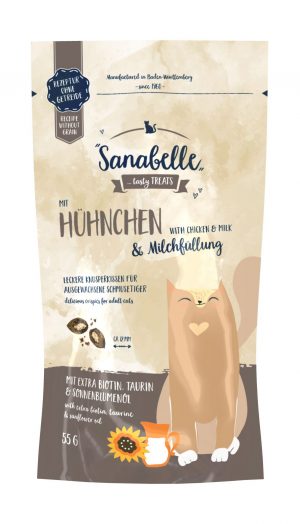 Sanabelle Cat Knusperk Huhn+Milch 55g