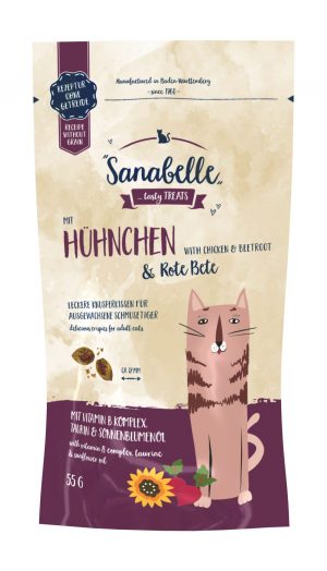 Sanabelle Cat Knusperk Huhn+RBeete 55g