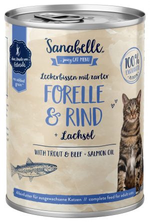 Sanabelle Cat Forelle+Rind 400gD