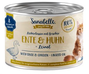 Sanabelle Cat Ente+Huhn 195gD