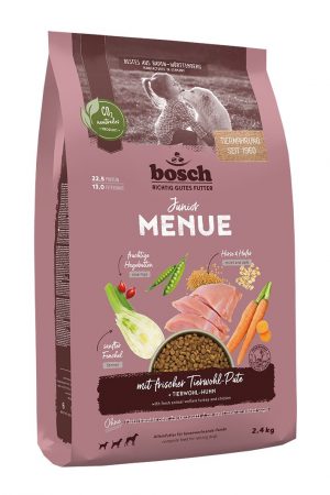 Bosch Dog MENUE Junior mit Tierwohl-Pute 2,4kg