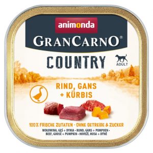 Animonda GranCarno Dog Country Adult Rind Gans + Kürbis 150gS