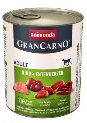 Animonda GranCarno Dog Ad. Rind-Entenherz 800gD