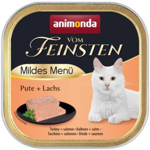 Animonda v.F. Cat Mild Menu Pute+Lachs 100gS