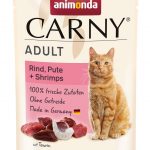 Carny Cat Adult Rind+Pute+Shr 85gP