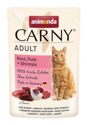 Carny Cat Adult Rind+Pute+Shr 85gP