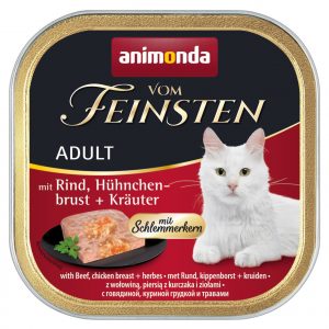Animonda v.F. Cat Schlemm.Rind+Hühnbr.100gS