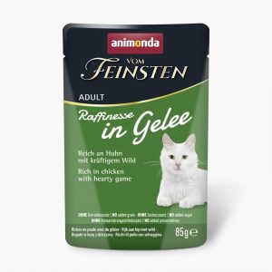 Animonda Cat v. Fein. in Gelee Huhn+Wild 85gP