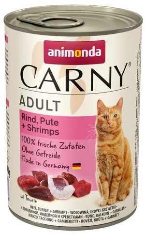 Carny Cat Adult Rind+Pute+Sh.400gD