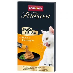 Animonda v.F. Cat Snack-Cream Adult Huhn gras 6x15g