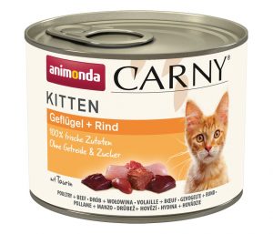 Carny Cat Kitten Geflü+Rind 200gD