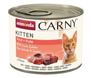 Carny Cat Kitten Rind+Pute 200gD