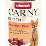 Carny Cat Kitten Kalb+Huhn+Pu 400gD