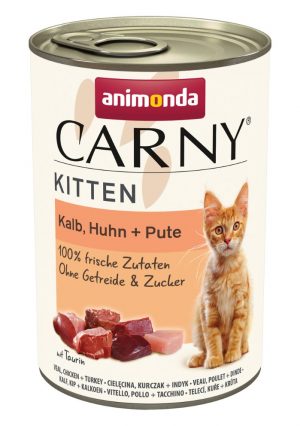 Carny Cat Kitten Kalb+Huhn+Pu 400gD