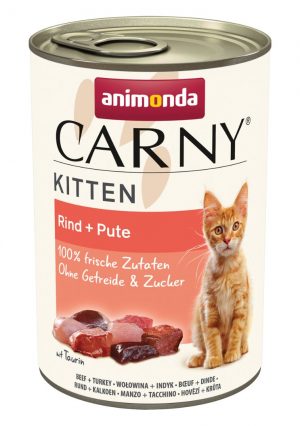 Carny Cat Kitten Rind+Pute 400gD