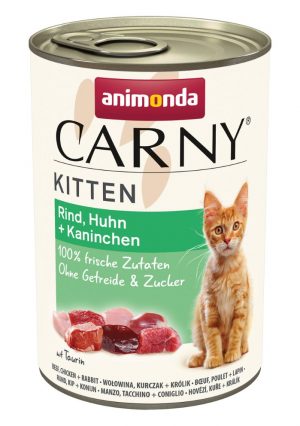 Carny Cat Kitten Rind+Huhn+Kan 400gD