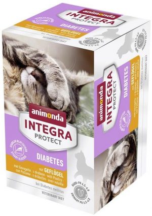 Animonda Integra Protect Cat Diabet Gefl 6x100gS