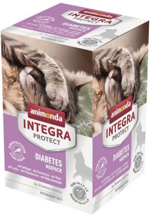 Animonda Integra Protect Cat Diabet Mix 6x100gS