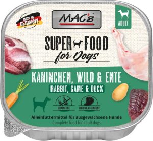 MAC's DOG - Kaninchen, Wild & Ente 150gS