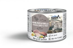 Tundra CAT Kitten Huhn, Pute und Forelle 200gD