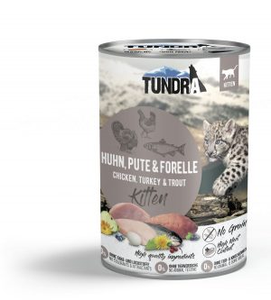 Tundra CAT Kitten Huhn, Pute und Forelle 400gD