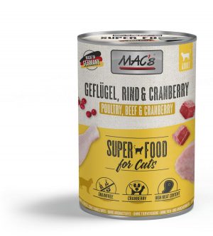 MAC's CAT - Geflügel, Rind & Cranberry 400gD