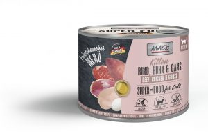MAC's CAT - Feinsch. Kitten Rind, Huhn & Gans 200gD