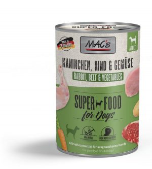 MAC's DOG - Kaninchen, Rind & Gemüse 400gD