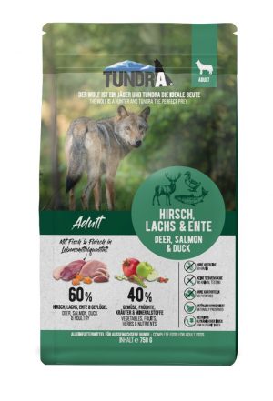 Tundra DOG Hirsch, Ente, Lachs 750g