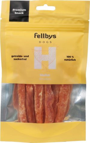 Fellbys Dog Snacks Huhn in Streifen 70g