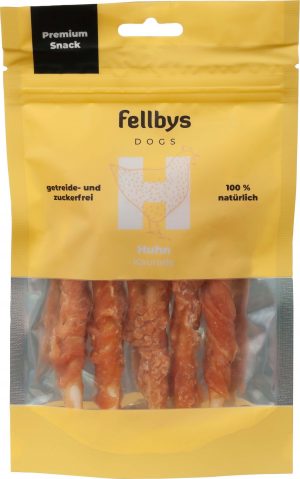 Fellbys Dog Snacks Kaurolle mit Huhn 70g
