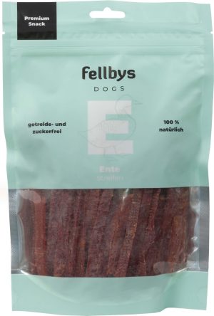 Fellbys Dog Snacks Ente in Streifen 250g