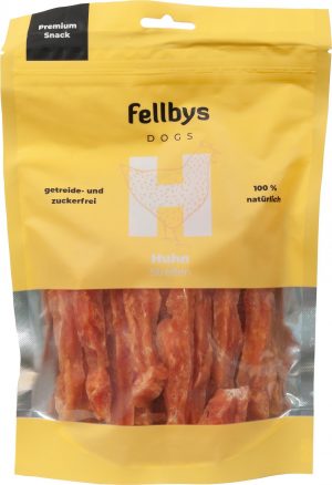 Fellbys Dog Snacks Huhn in Streifen 250g