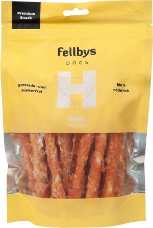 Fellbys Dog Snacks Kaurolle mit Huhn 250g