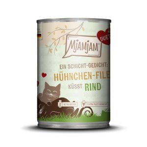 MjAMjAM Cat - Huhn-Filet+Rind 390g