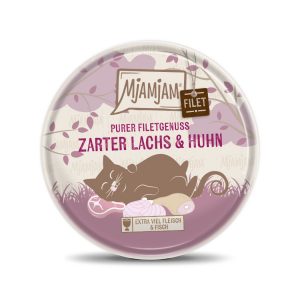 MjAMjAM Cat - Filet Lachs+Huhn 80gD