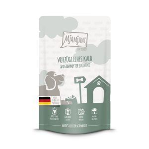 MjAMjAM Dog - Kalb+Zucchini 125gP