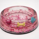 Napf aus Acryl in rosé für Katzen